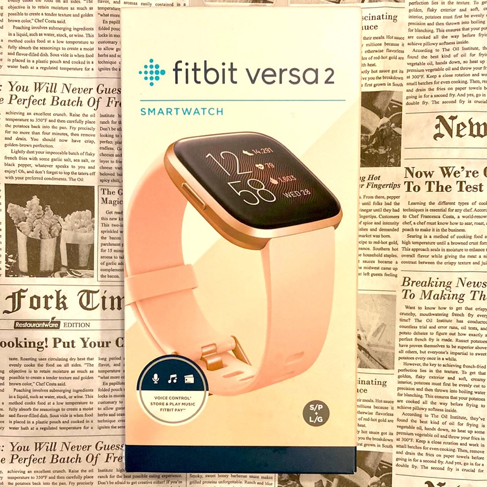 Pink Fitbit versa 2
